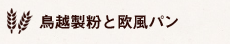 鳥越製粉と欧風パン